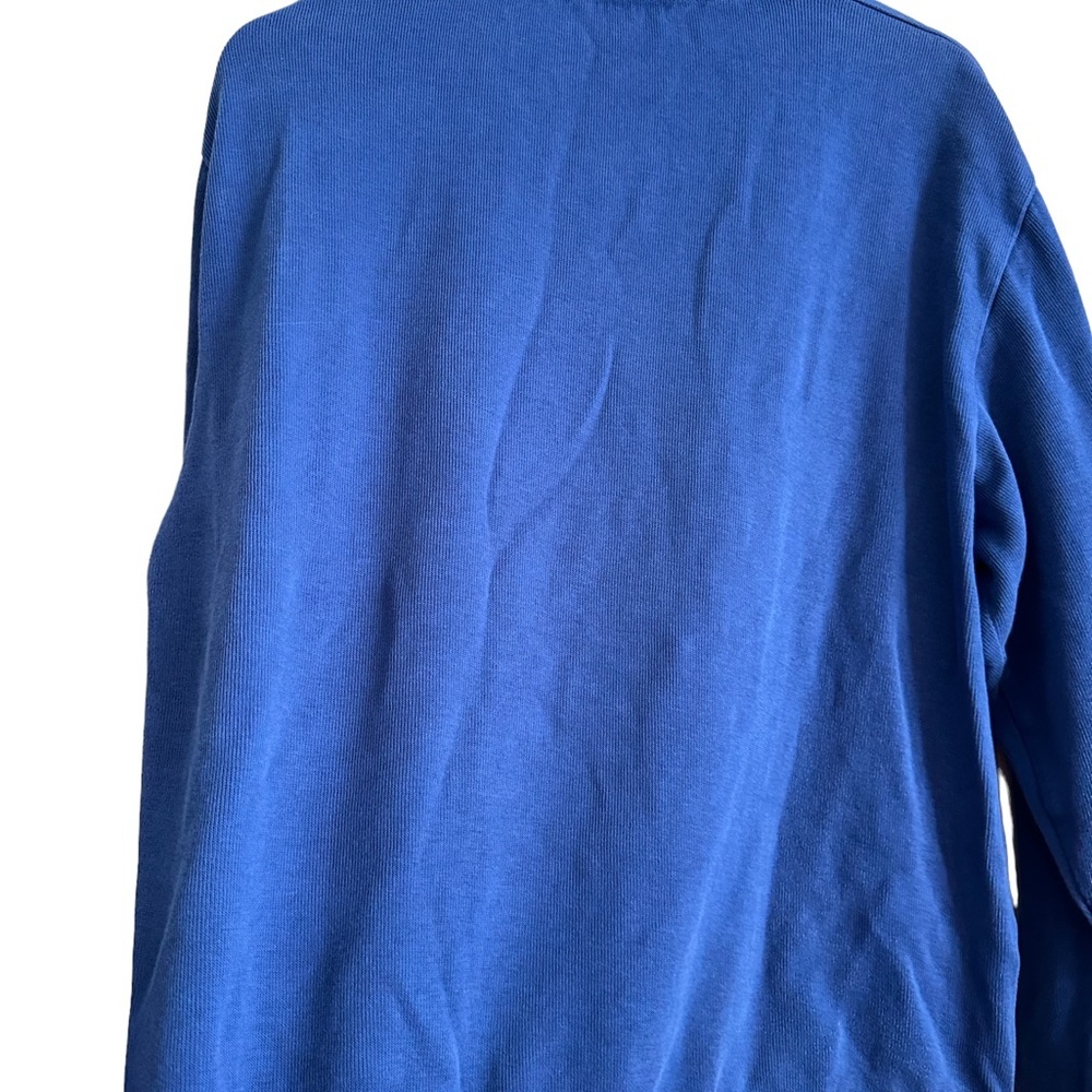 Cutter & Buck V-Neck Blue Sweatshirt Size Large - Picture 6 of 17